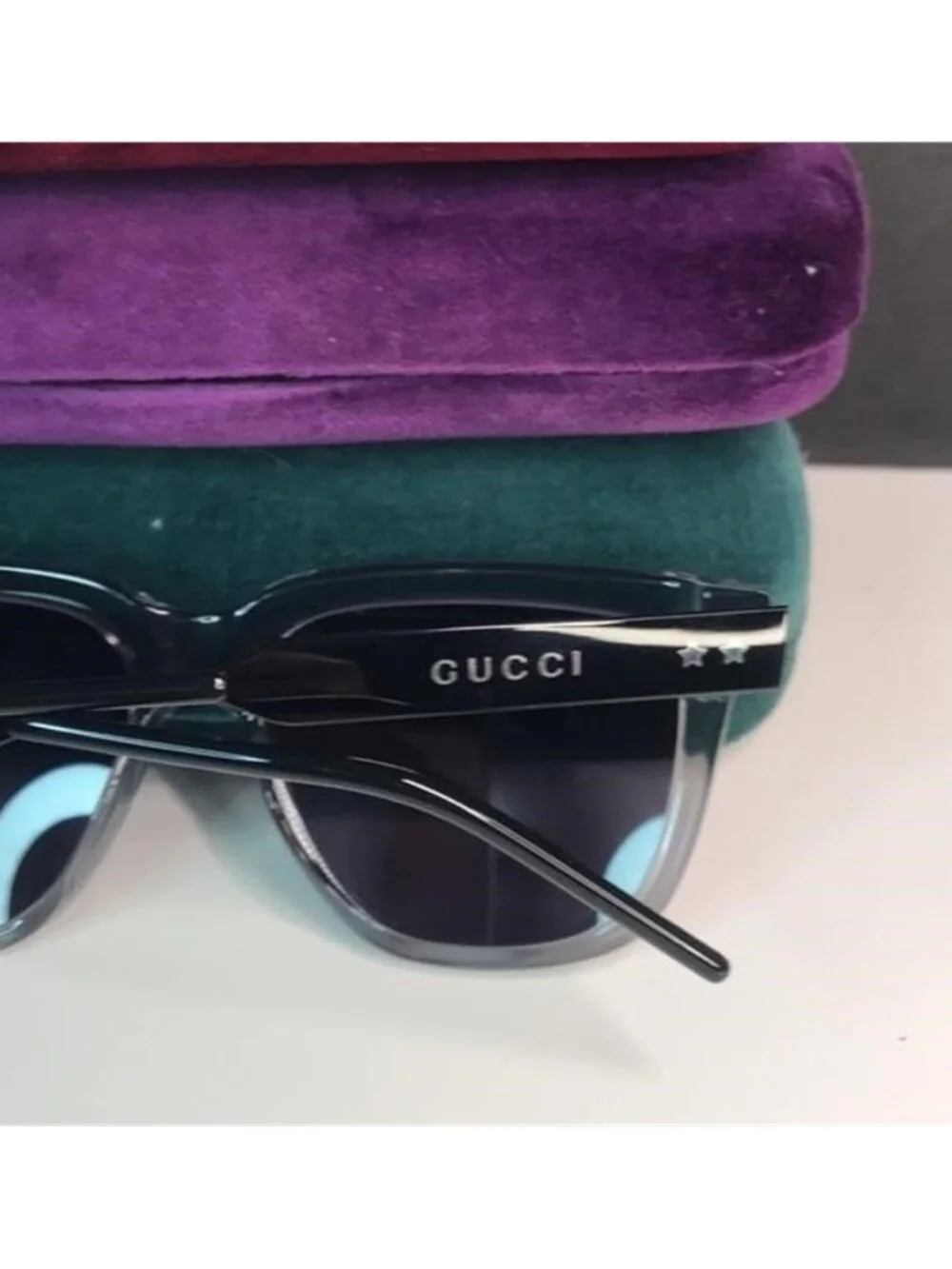 💯 Authentic - New GUCCI GG0976S 001 transparent